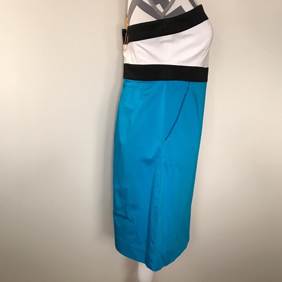 New York & Co Strapless Dress With Pockets… - Picture 2 of 8